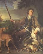 Francois Desportes Portrait of the Artist in Hunting Dress (mk05) oil painting picture wholesale